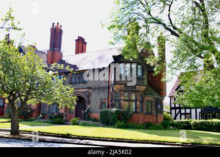 Port Sunlight bereitet sich auf das Jubiläum der Königinnen vor Stockfoto