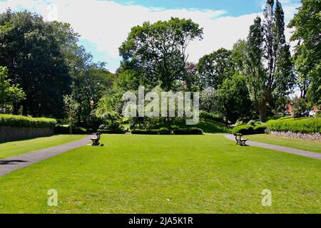 Port Sunlight bereitet sich auf das Jubiläum der Königinnen vor Stockfoto
