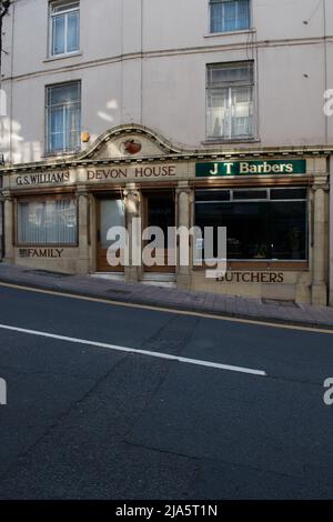 Vintage Shop Front, Frome, Somerset, England, Großbritannien Stockfoto