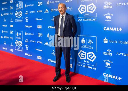 Warschau, Polen. 23.. Mai 2022. Franciszek Smuda gesehen während der Gala von Ekstraklasa 2022 in Warschau. Kredit: SOPA Images Limited/Alamy Live Nachrichten Stockfoto