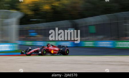 Albert Park Grand Prix Circuit, Melbourne, Australien. 09 April 2022. Charles Leclerc (MCO) vom Team Ferrari beim Qualifying. Corleve/Alamy Stockfoto Stockfoto