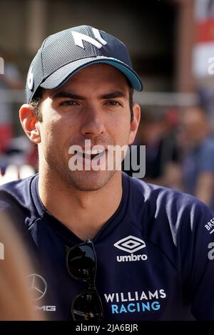 27.05.2022, Rennstrecke Monaco, Monte Carlo, FORMEL 1 GRAND PRIX DE MONACO 2022&#XA; , im Bild&#XA;Nichola Latifi (CAN), Williams Racing Stockfoto