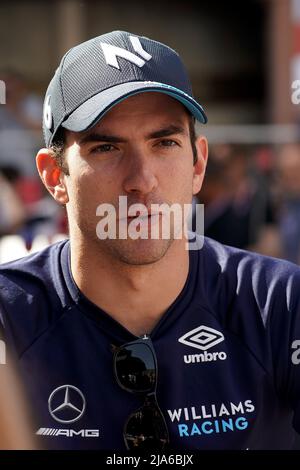 27.05.2022, Rennstrecke Monaco, Monte Carlo, FORMEL 1 GRAND PRIX DE MONACO 2022&#XA; , im Bild&#XA;Nichola Latifi (CAN), Williams Racing Stockfoto