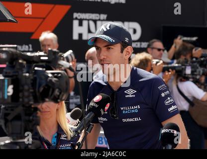 27.05.2022, Monaco Circuit, Monte Carlo, FORMULA 1 GRAND PRIX DE MONACO 2022, im Bild Nichola Latifi (CAN), Williams Racing Stockfoto