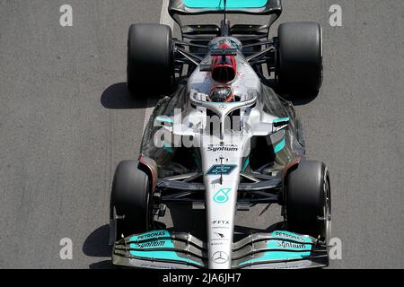 27.05.2022, Monaco Circuit, Monte Carlo, FORMULA 1 GRAND PRIX DE MONACO 2022, im Bild George Russel (GBR), Mercedes-AMG Petronas Formula One Team Stockfoto