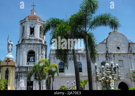 Cebu, Philippinen - 2022. Mai: Detail der Cebu Metropolitan Cathedral am 23. Mai 2022 in Cebu, Philippinen. Stockfoto