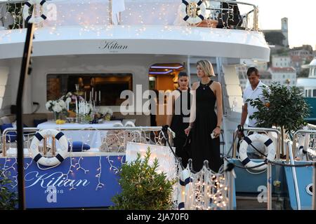 27. Mai 2022, Cannes, Cote d'Azur, Frankreich: Killian Paris Kool Yacht Party während der jährlichen Filmfestspiele von Cannes 75. (Foto: © Mickael Chavet/ZUMA Press Wire) Stockfoto