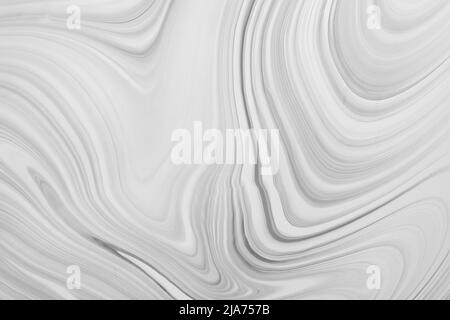 Farbe Tinte abstrakt Öl grau weiß Muster Design Kunst Aquarell Textur Hintergrund. Stockfoto