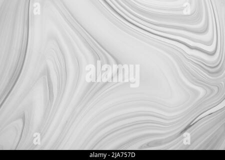 Farbe Tinte abstrakt Öl grau weiß Muster Design Kunst Aquarell Textur Hintergrund. Stockfoto