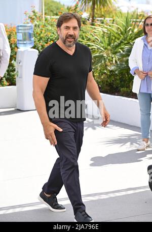 Cannes, Frankreich. 27.. Mai 2022. CANNES, FRANKREICH. 27. Mai 2022: Javier Bardem bei der Fotozelle für Javier Bardem beim Festival de Cannes 75.. Bildquelle: Paul Smith/Alamy Live News Stockfoto