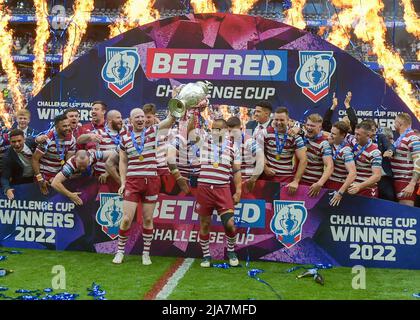 Tottenham Hotspors Stadium, London, Großbritannien. 28.. Mai 2022. Finale des Challenge Cup 2022: Huddersfield Giants V Wigan Warriors Ort: Tottenham Hotspur Stadium, England Datum: Samstag, 28. Mai Kick-off: 15:00 BST Credit: Craig Cresswell/Alamy Live News Stockfoto
