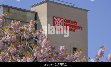 Queens University Belfast - BELFAST, Großbritannien - 24. APRIL 2022 Stockfoto