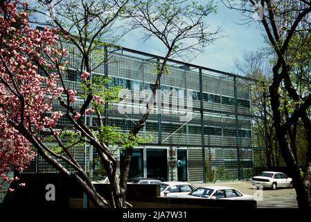 Das neue Gebäude der finnischen Botschaft in Washington DC im Jahr 1995 Stockfoto