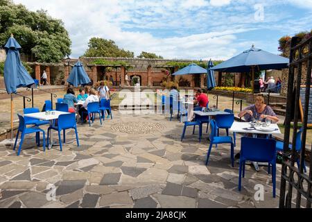 Sidmouth, Devon, Großbritannien - 8 2018. August: Connaught Gardens, Peak Hill, Sidmouth, Devon, England, VEREINIGTES KÖNIGREICH Stockfoto