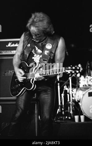 Alvin Lee (geboren Graham Anthony Barnes; 19. Dezember 1944 C 6. März 2013) war ein englischer Sänger und Gitarrist, am besten bekannt als der Leadsänger und Leadgitarrist der Blues-Rock-Band Ten Years After,Foto Kazimierz Jurewicz Stockfoto