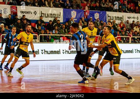 Argentinien. 28.Mai 2022. EC Pinheiros (BRA)-Spieler Edney SILVA greift auf Estadio sag Villa Ballester in Villa Ballester, Buenos Aires, Argentinien, an. Quelle: Fabian Lujan/ASN Media/Alamy Live News Stockfoto