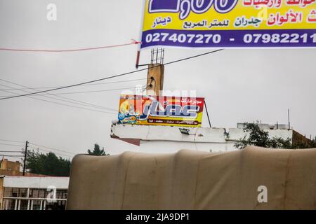 Tägliches Leben entlang der Straßen von Amman Stockfoto