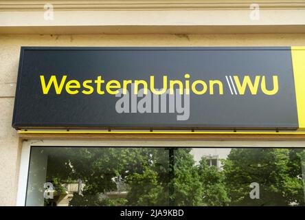 WESTERN Union in Berlin Stockfoto