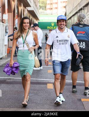 Monaco. 29.. Mai 2022. Monte-Carlo, Monaco. 29.. Mai 2022. ALONSO Fernando (Spa), Alpine F1 Team A522, Portrait während des Formel 1 Grand Prix de Monaco. , . FIA Formel-1-Weltmeisterschaft, auf dem Circuit de Monaco, vom 27. Bis 29. Mai 2022 in Monte-Carlo, Monaco - Foto Antonin Vincent/DPPI Credit: DPPI Media/Alamy Live News Stockfoto