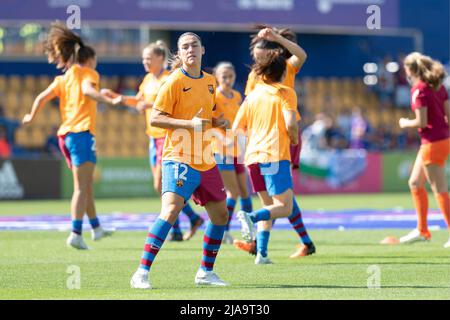 Alcordon, Spanien. 29.. Mai 2022. Finale des spanischen Fußball-Queen Cup: FC Barcelona gegen Sporting de Huelva im Municipal Stadium von Santo Domingo von AD Alcorcon. Alcorcon, Madrid, May 29, 2022 900/Cordon Press Credit: CORDON PRESS/Alamy Live News Stockfoto