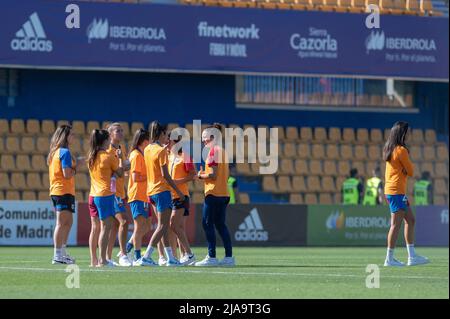 Alcordon, Spanien. 29.. Mai 2022. Finale des spanischen Fußball-Queen Cup: FC Barcelona gegen Sporting de Huelva im Municipal Stadium von Santo Domingo von AD Alcorcon. Alcorcon, Madrid, May 29, 2022 900/Cordon Press Credit: CORDON PRESS/Alamy Live News Stockfoto