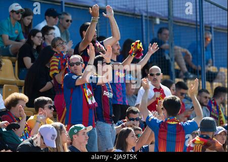 Alcordon, Spanien. 29.. Mai 2022. Finale des spanischen Fußball-Queen Cup: FC Barcelona gegen Sporting de Huelva im Municipal Stadium von Santo Domingo von AD Alcorcon. Alcorcon, Madrid, May 29, 2022 900/Cordon Press Credit: CORDON PRESS/Alamy Live News Stockfoto