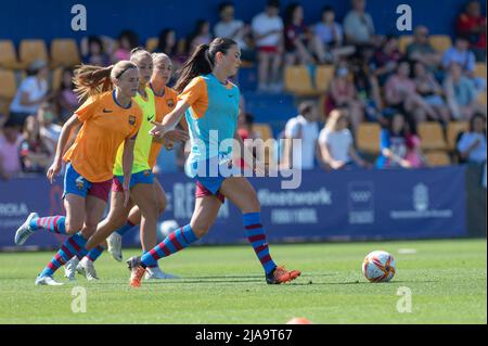 Alcordon, Spanien. 29.. Mai 2022. Finale des spanischen Fußball-Queen Cup: FC Barcelona gegen Sporting de Huelva im Municipal Stadium von Santo Domingo von AD Alcorcon. Alcorcon, Madrid, May 29, 2022 900/Cordon Press Credit: CORDON PRESS/Alamy Live News Stockfoto