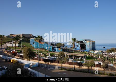 Fuengirola, Provinz Malaga, Spanien. 28. Mai 2022 Fulanita fest im Marenostrum Fuengirola. Stockfoto