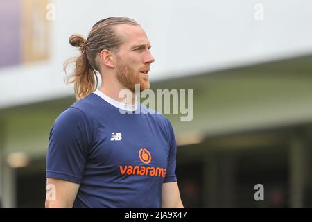 Solihull, Großbritannien. 29.. Mai 2022. Jamie Grimes #22 von Chesterfield während des Warm-Up in Solihull, Vereinigtes Königreich am 5/29/2022. (Foto von Gareth Evans/News Images/Sipa USA) Quelle: SIPA USA/Alamy Live News Stockfoto