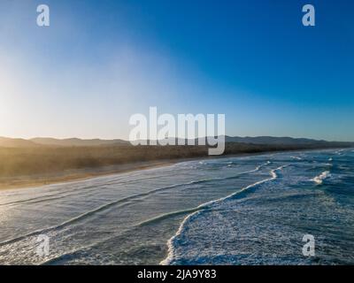 Sonnenuntergang über Coffs Harbour Stockfoto