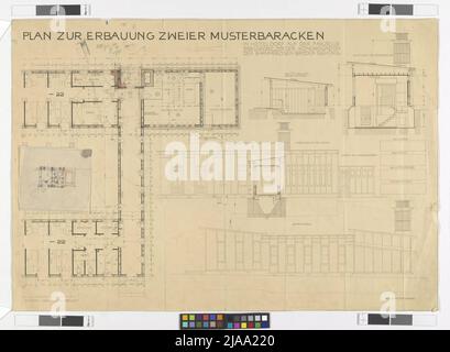 Krankenhauskaserne für Hütteldorf, 14., Linzer Straße 466. Otto Wagner (1841-1918), Künstler Stockfoto