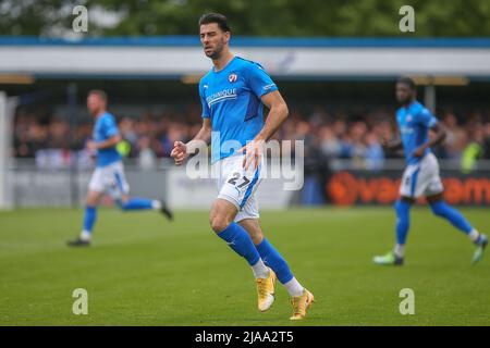 Solihull, Großbritannien. 29.. Mai 2022. Joe Quigley #27 von Chesterfield während des Spiels in Solihull, Vereinigtes Königreich am 5/29/2022. (Foto von Gareth Evans/News Images/Sipa USA) Quelle: SIPA USA/Alamy Live News Stockfoto