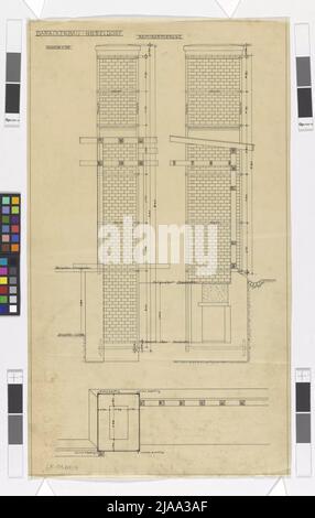 Krankenhauskaserne für Hütteldorf, 14., Linzer Straße 466. Otto Wagner (1841-1918), Künstler Stockfoto