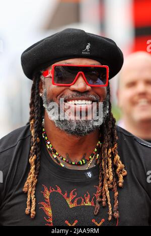 Chris Gayle (JAM) Cricket Player. Großer Preis von Monaco, Sonntag, 29.. Mai 2022. Monte Carlo, Monaco. Stockfoto