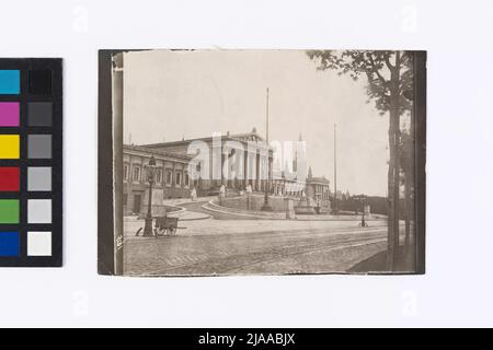 1., Dr. -Karl -Renner -Ring 3 - Parlament - Iging-Ansicht - Blick auf den Schmerlingplatz. Unbekannt, Fotograf Stockfoto