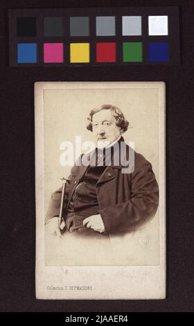 Gioachino Antonio Rossini (1792-1868), Komponist. Emile Desmaisons (1812-1880), Fotograf Stockfoto