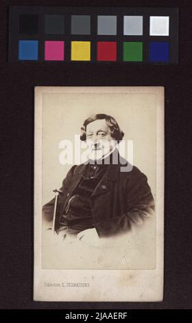 Gioachino Antonio Rossini (1792-1868), Komponist. Emile Desmaisons (1812-1880), Fotograf Stockfoto