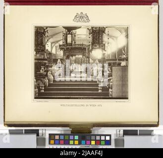 Album 'Weltausstellung in Wien 1873': Chinesische Galerie (Nr. L 569, S. Oscar Kramer (1835-1892), Fotograf, Wiener Fotoverband, Verlag Stockfoto