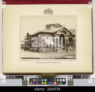 Album 'Weltausstellung in Wien 1873': Schweizer Conditerei (Nr. L 529, S. Oscar Kramer (1835-1892), Fotograf, Wiener Fotoverband, Verlag Stockfoto