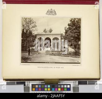 Album 'Weltausstellung in Wien 1873': Pavillon von Monaco (Nr. L 811, S. Josef Löwy (1835-1902), Fotograf, Wiener Fotografiervereinigung, Verlag Stockfoto