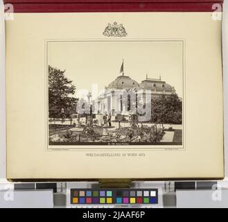 Album 'Weltausstellung in Wien 1873': Kaiser-Pavillon (Nr. L 720, S. Oscar Kramer (1835-1892), Fotograf, Wiener Fotoverband, Verlag Stockfoto