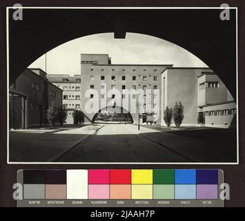 19., Heiligenstädter Straße 82-98, 'Karl-Marx-Hof', Blick in eine Durchgangsstraße. Martin Gerlach jun. (1879-1944), Fotograf Stockfoto