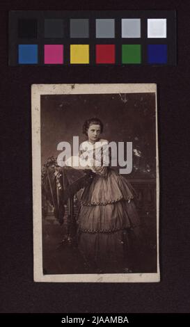 Friederike Goßmann (1838-1906), Schauspielerin. Franz Purkholzer, Fotostudio Stockfoto