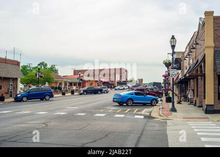 Galena, KS, Hauptstraße, USA Stockfoto