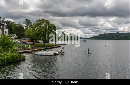 Die Seen in Ambleside, Cumbria, Großbritannien. Aufgenommen am 23.. Mai 2022. Stockfoto