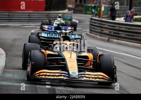 Lando Norris (GBR) McLaren MCL36. Großer Preis von Monaco, Sonntag, 29.. Mai 2022. Monte Carlo, Monaco. Stockfoto