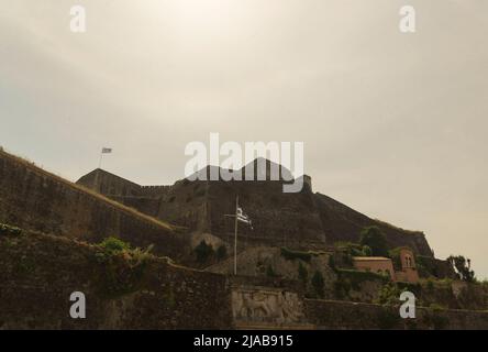 Festung Korfu Grecce Stockfoto