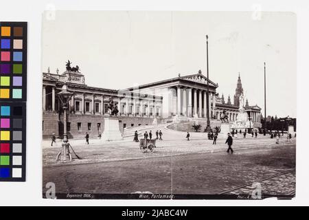 1., Dr.-Karl-Renner-Ring 3-Parlament. August Stauda (1861-1928), Fotograf Stockfoto