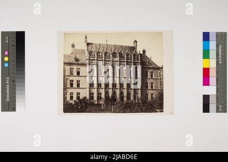 1., Beethovenplatz 1 - Akademisches Gymnasium. Adolf F. Czihak († 1883), Verlag Stockfoto