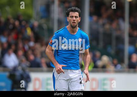 Solihull, Großbritannien. 29.. Mai 2022. Joe Quigley #27 von Chesterfield während des Spiels in Solihull, Vereinigtes Königreich am 5/29/2022. (Foto von Gareth Evans/News Images/Sipa USA) Quelle: SIPA USA/Alamy Live News Stockfoto